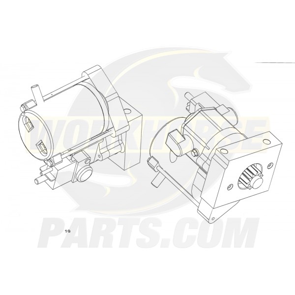 W0012669  -  Starter Motor Asm (HDS Option Code)